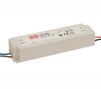 LED Maitinimo šaltinis lauko sąlygoms Mean Well LPV 60W IP67