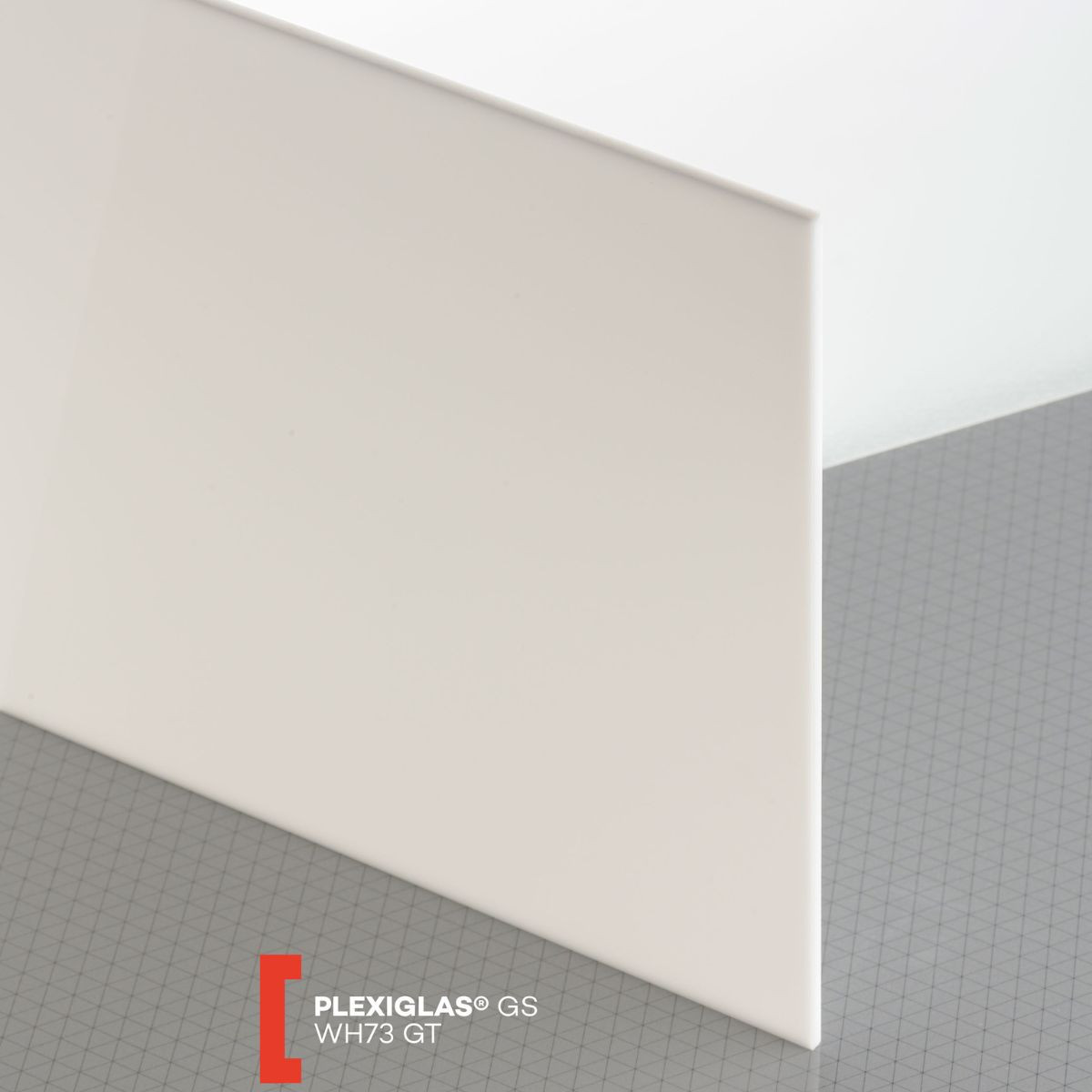 POLYVANTIS GmbH Plexiglas GS (3050x2030x3mm) WH73 balta (072)