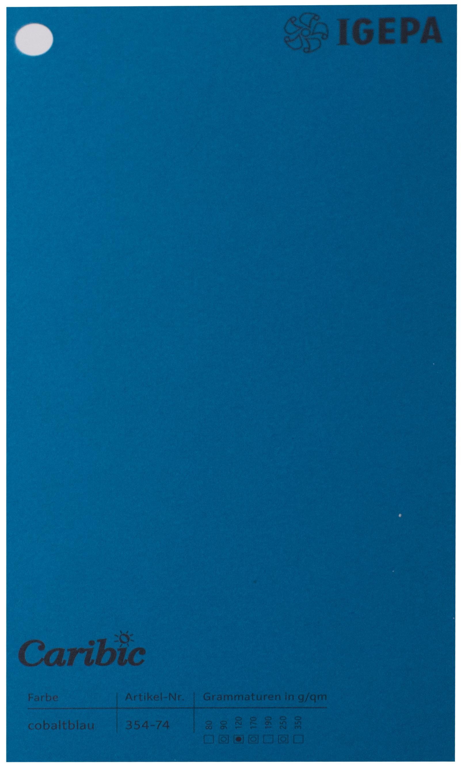 Favini Spalvotas popierius Caribic Nr.74 170g/m2 65x92 cm (t.mėlyna)