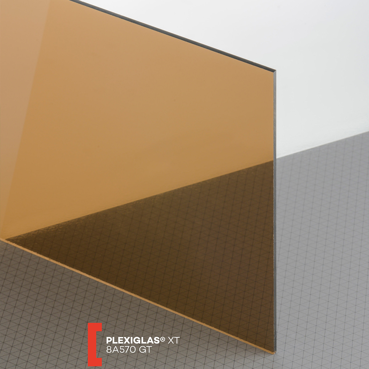 POLYVANTIS GmbH Plexiglas XT (3050x2050x3mm) 8A570 bronzinė (43570)