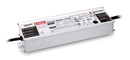 LED Maitinimo šaltinis lauko sąlygoms Mean Well HLG-80H-12B 60W IP67