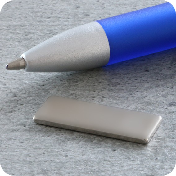Magnetiniai blokeliai, 25mm x 10mm x 1,5mm, N35 (100vnt.)