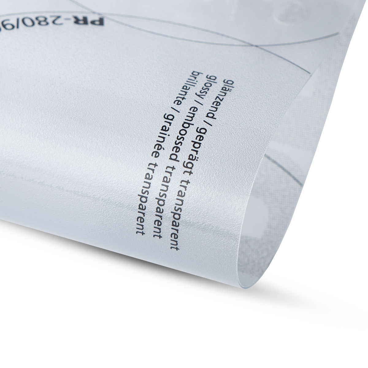 PVC plėvelė Pentaprint antirefleksinė (1400x1000x0,7mm)