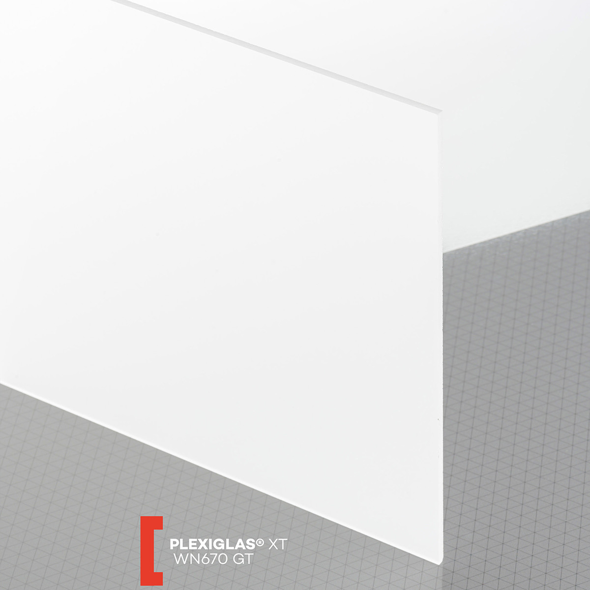POLYVANTIS GmbH Plexiglas XT (3050x2050x4mm) WN670 pusiau balta (01670)
