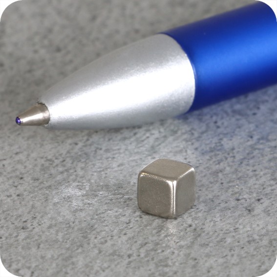 Magnetiniai kubai, 5mm x 5mm x 5mm, N42 (100vnt.)