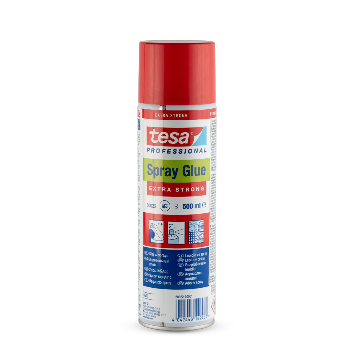 TESA Ypatingai stiprūs purškiami klijai Tesa 60022 500ml