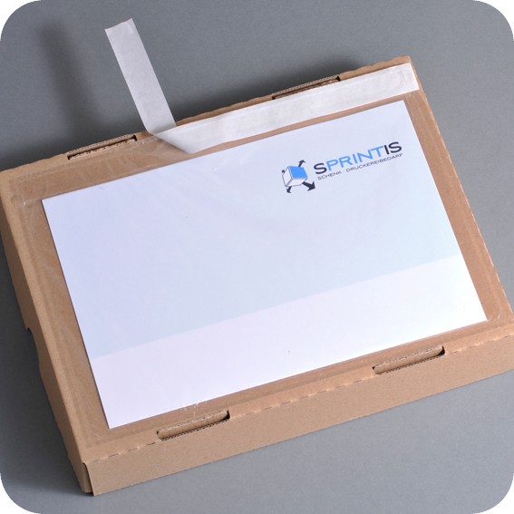 Vokai pakuotėms, A5, 235 x 177mm, be užrašo, skaidrūs