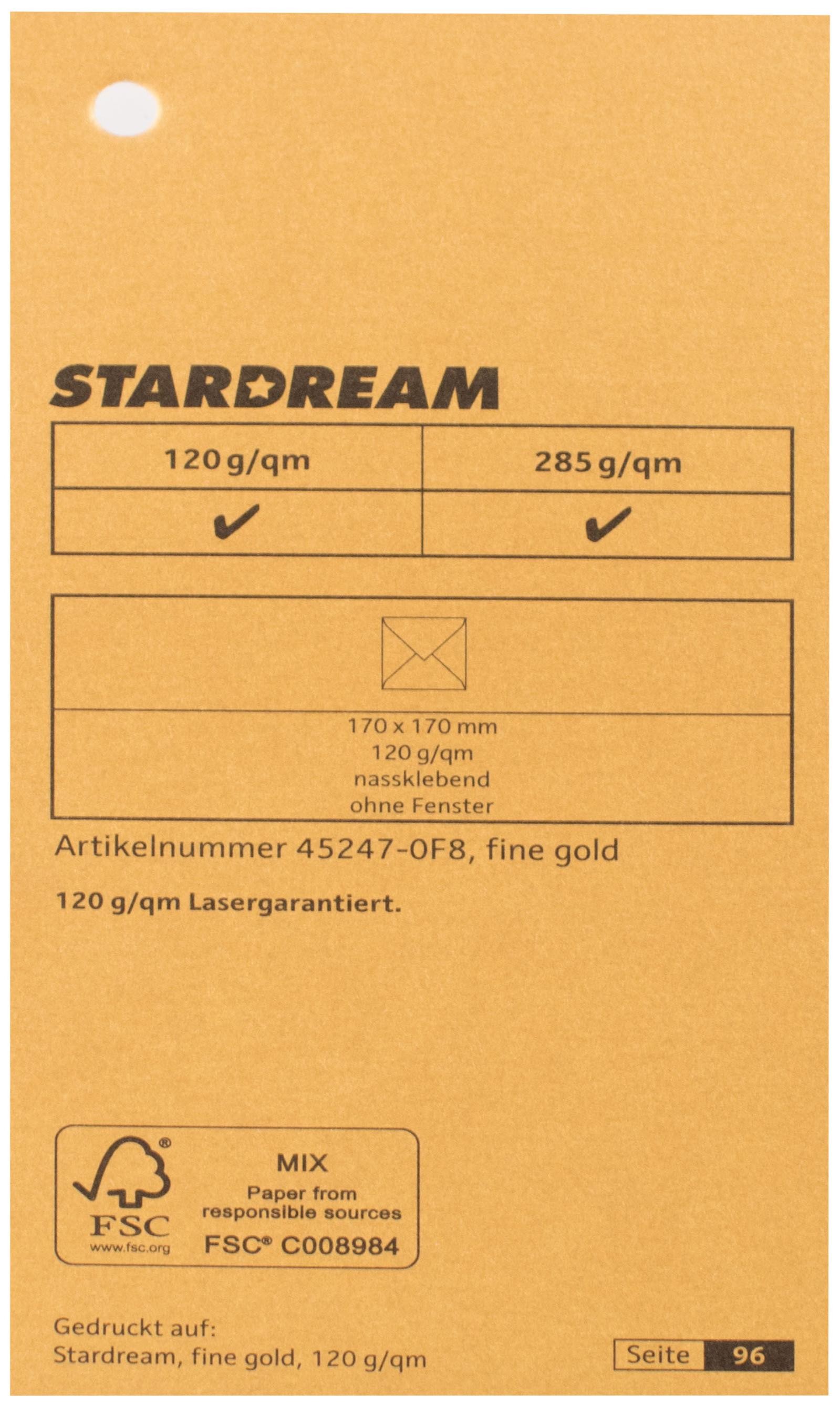 CORDENONS Metalizuotas popierius Stardream fine gold 285g/m2 72x102 cm aukso sp.