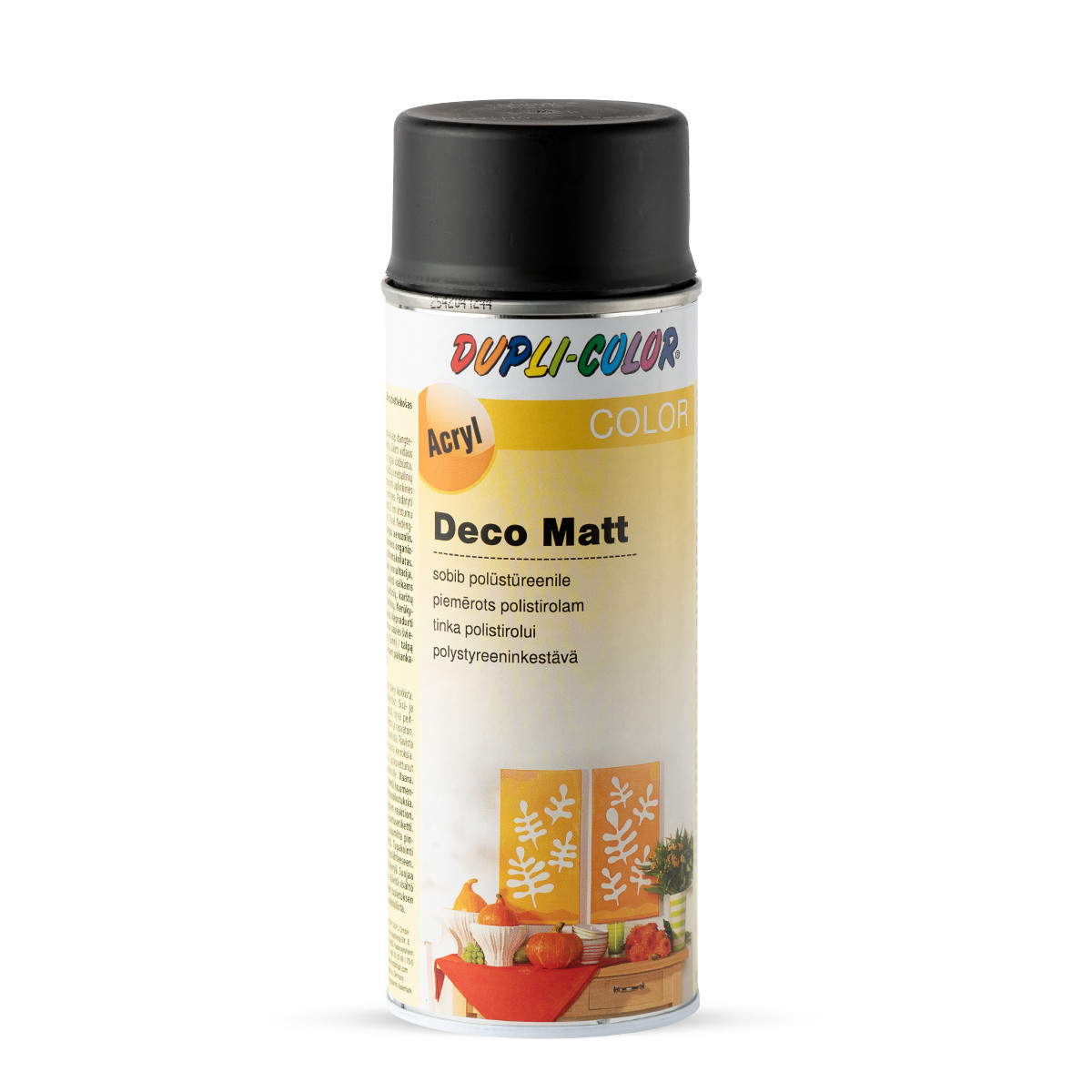 Dažai aerozoliniai Deco line Matt 400ml, juoda
