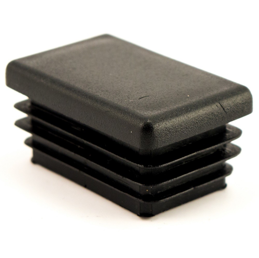 Dangteliai stačiakampiams profiliams (40x25x2mm) 305-40252-40, juoda