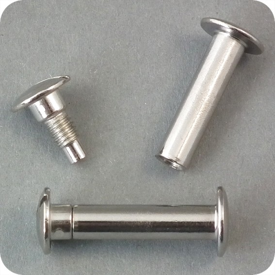 Metaliniai nikeliuoti varžtai, 43mm ilgio