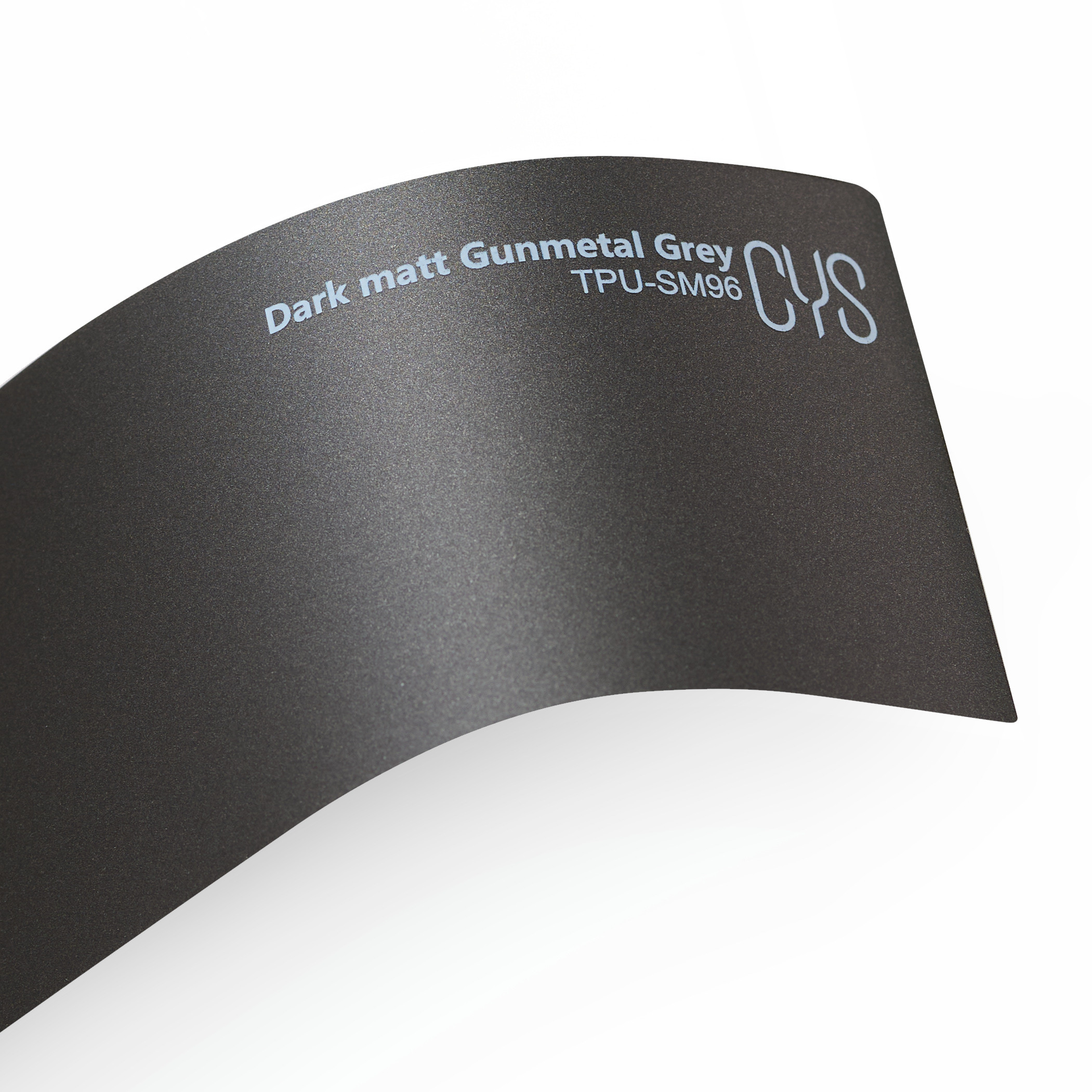CYS Lipni plėvelė CYS Dark Matt Gunmetal Grey 971 TPU-SM96, matinė