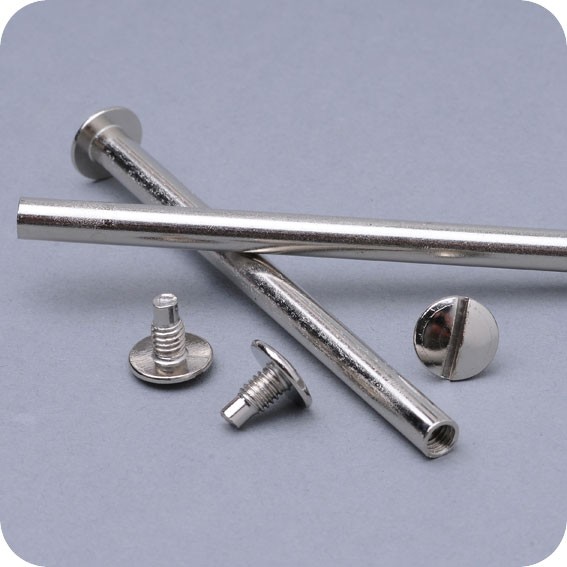 Metaliniai nikeliuoti varžtai, 75mm ilgio