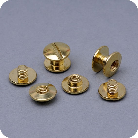Metaliniai žalvariuoti varžtai, 2mm ilgio