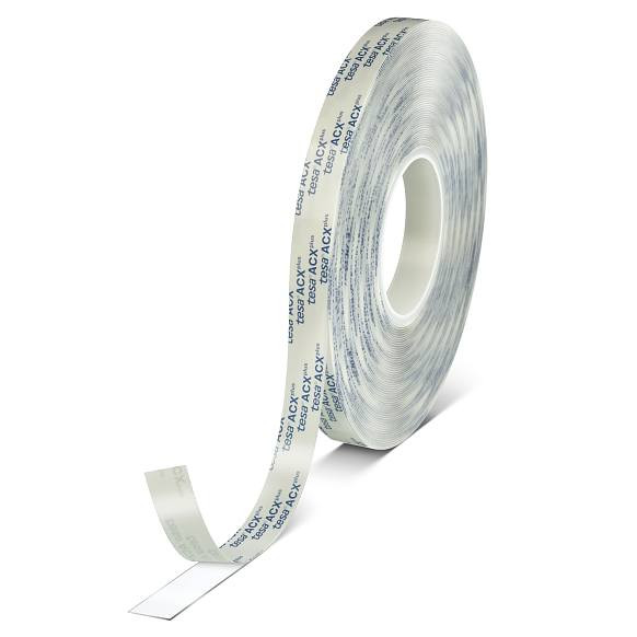 TESA Lipni dvipusė skaidri juosta Tesa ACX plus 7055 (1mm x 12mm x 25m)