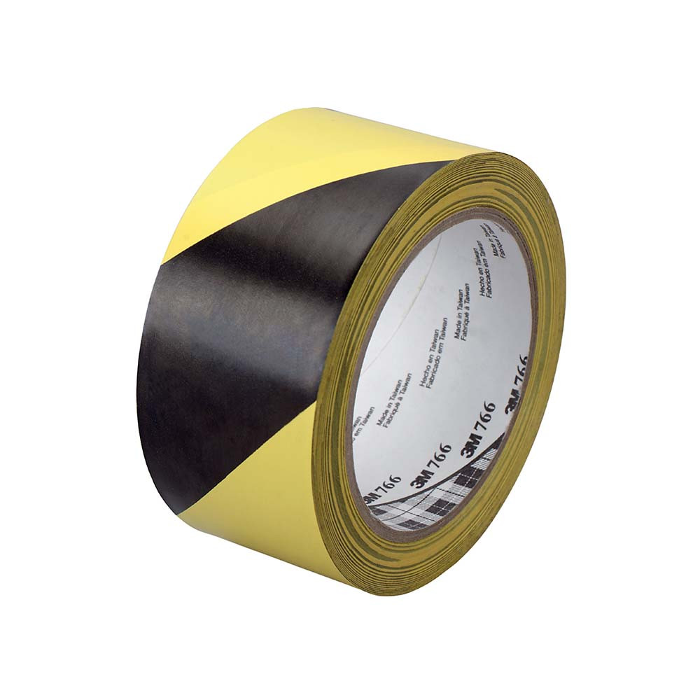 3M Žymėjimo juosta 3M 766L (juoda/geltona) 50mm x 33m