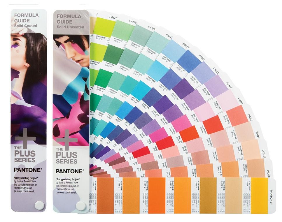PANTONE Spalvų kontrolės paletė FORMULA GUIDE coated and uncoated