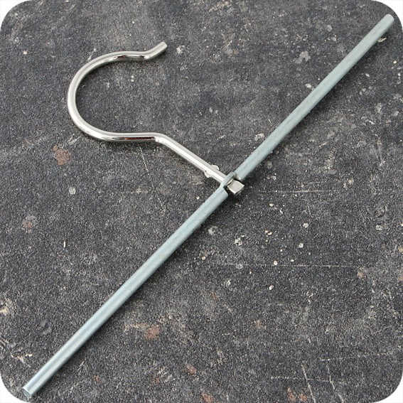Metalinė pakaba, 3,3 x 65mm su skersiniu, nikeliuota
