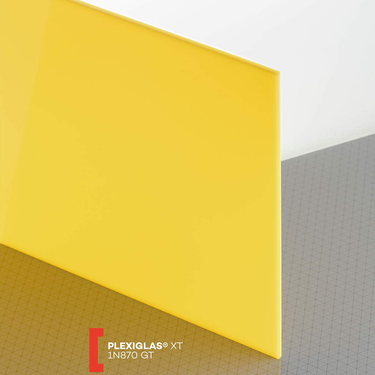 POLYVANTIS GmbH Plexiglas XT (3050x2050x3mm) 1N870 geltona (30870)