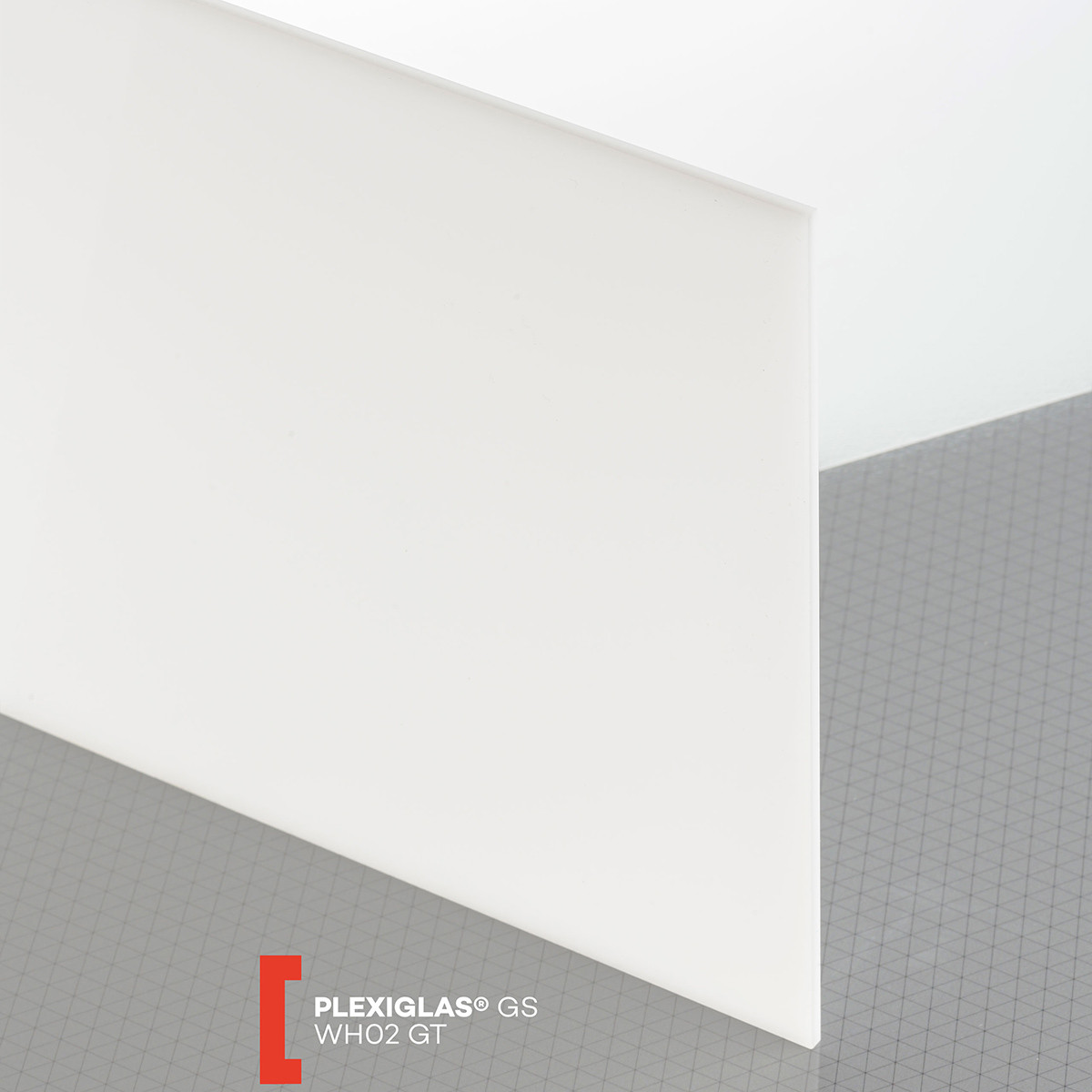 POLYVANTIS GmbH Plexiglas GS (3050x2030x8mm) WH02 balta (060)