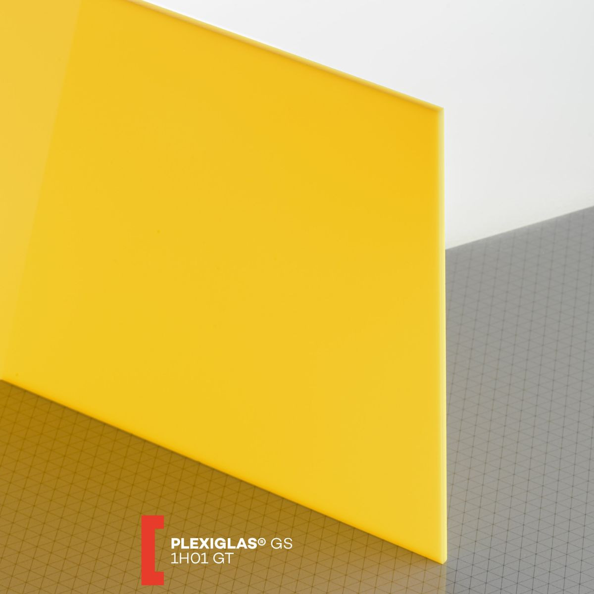 POLYVANTIS GmbH Plexiglas GS (3050x2030x4mm) 1H01 geltona