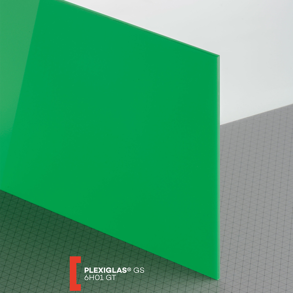 POLYVANTIS GmbH Plexiglas GS (3050x2030x3mm) 6H01 žalia