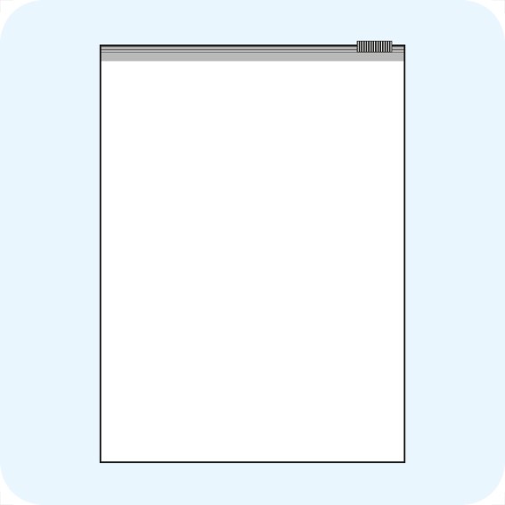 Maišeliai su slankiojančiu plastikiniu užsegimu, 320 x 440 mm, PE plėvelė 70mic