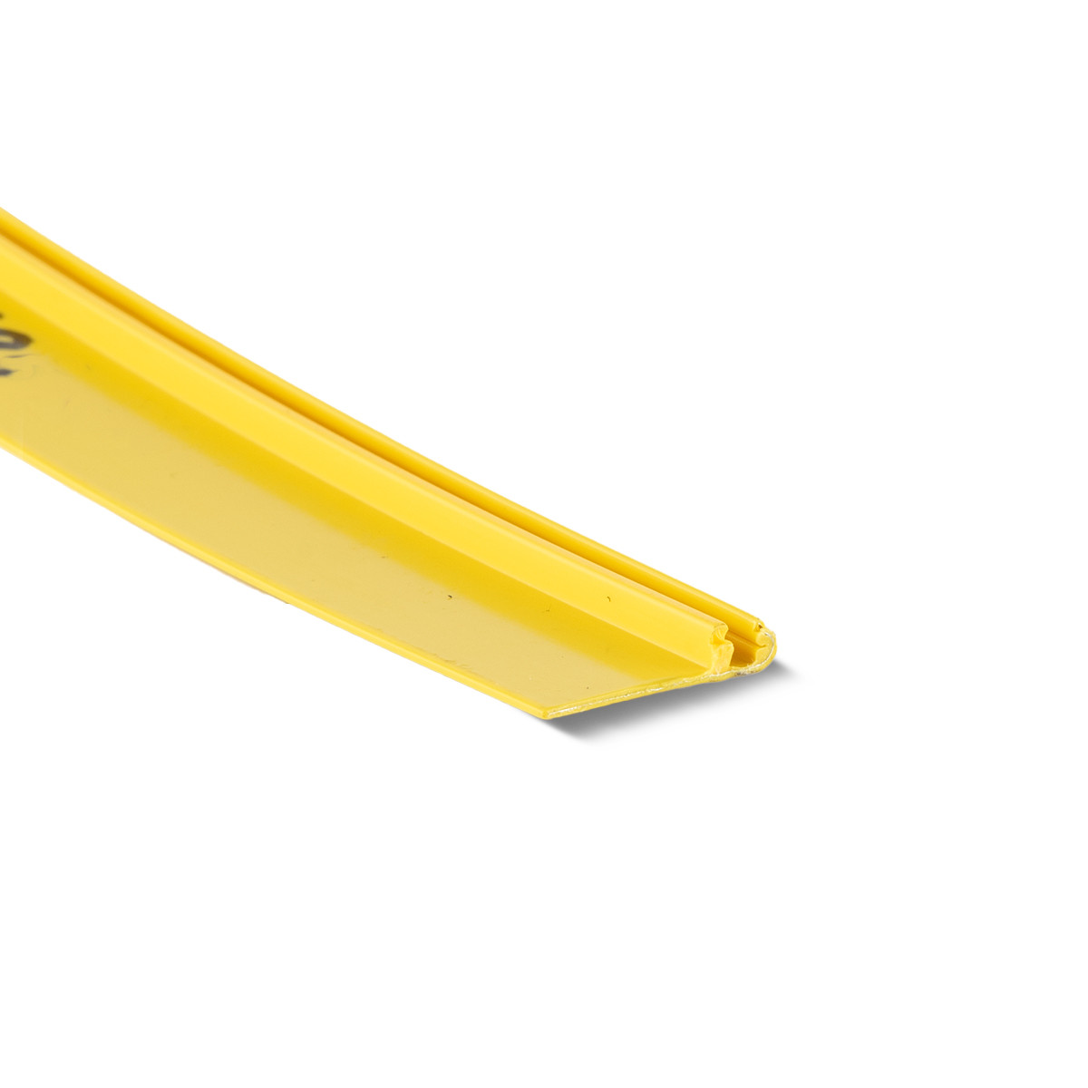 Proprofil Plastikinis kantelis SignTrim 185 3mm F, šviesiai geltona ~PMS107 (50m ritinys)