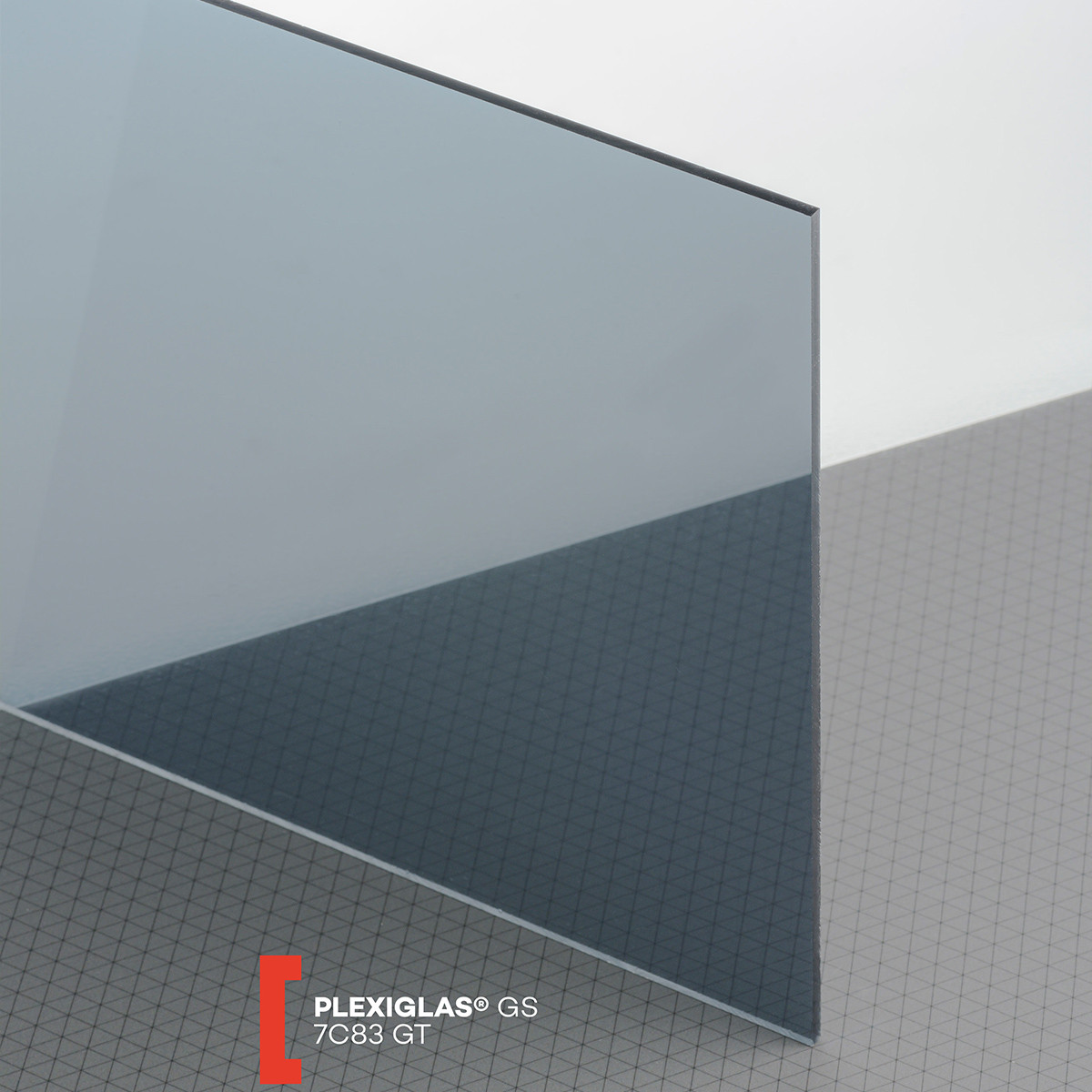 POLYVANTIS GmbH Plexiglas GS (3050x2030x4mm) 7C83 pilka (838)