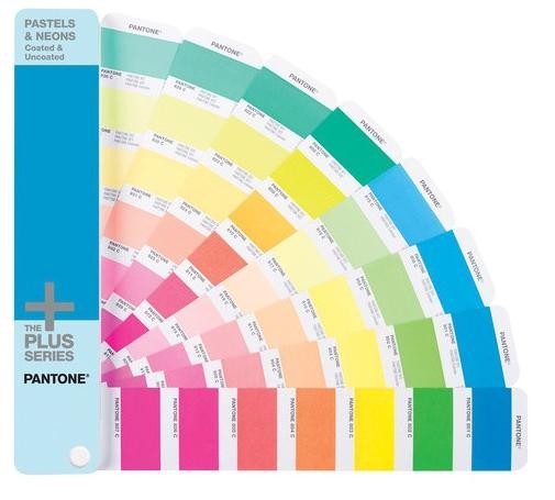 PANTONE Spalvų kontrolės paletė PASTELS & NEONS GUIDE coated and uncoated