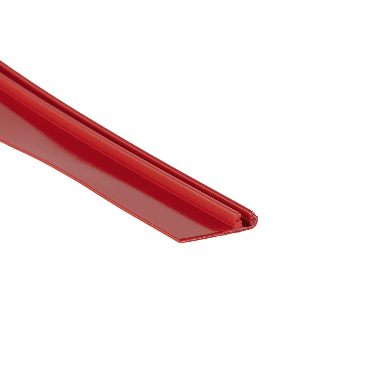 Proprofil Plastikinis kantelis SignTrim 063 3mm F, tamsiai raudonas ~RAL3001 (50m ritinys)