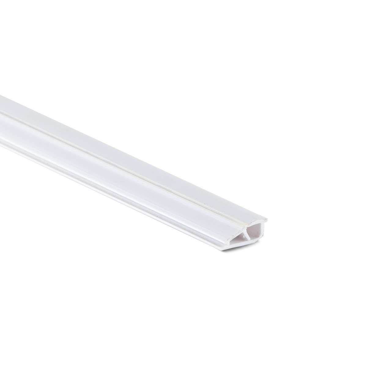 PVC profilis užspaudžiamas baltas Snapfix 18 6004713