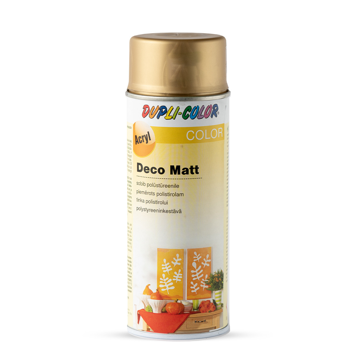 Dažai aerozoliniai Deco line Matt 400ml, auksinė