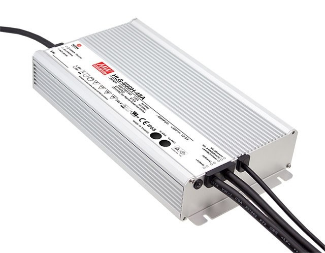 LED Maitinimo šaltinis lauko sąlygoms Mean Well HLG-600H-12B 480W IP67