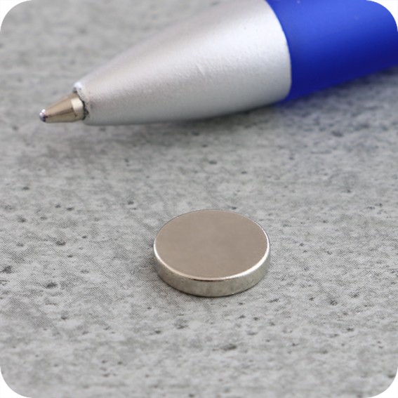 Magnetiniai apskritimai, 10mm x 2mm, N35 (100 vnt.)