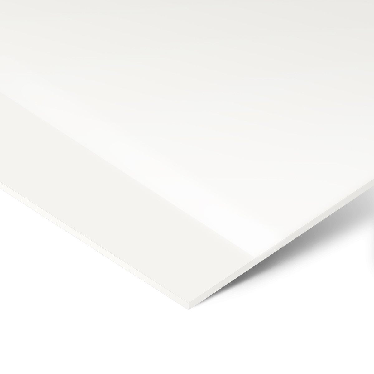 Polistirolio plokštė (2000x1000x3 mm) 744 balta, matinis/blizgantis